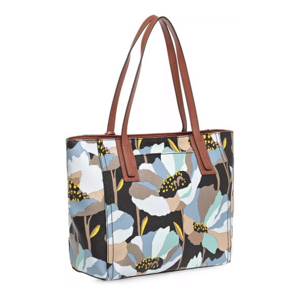 fossil floral tote